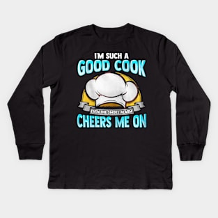 Funny Cooking Quote For Chef Kids Long Sleeve T-Shirt